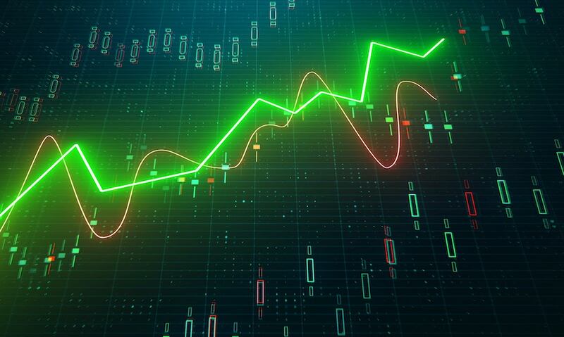Green Stock Chart